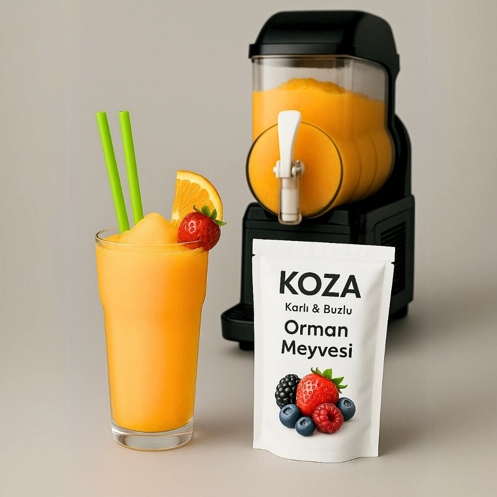 Orman Meyvesi Aromalı Karlı Buzlu Tozu (1250gr/10lt Su)