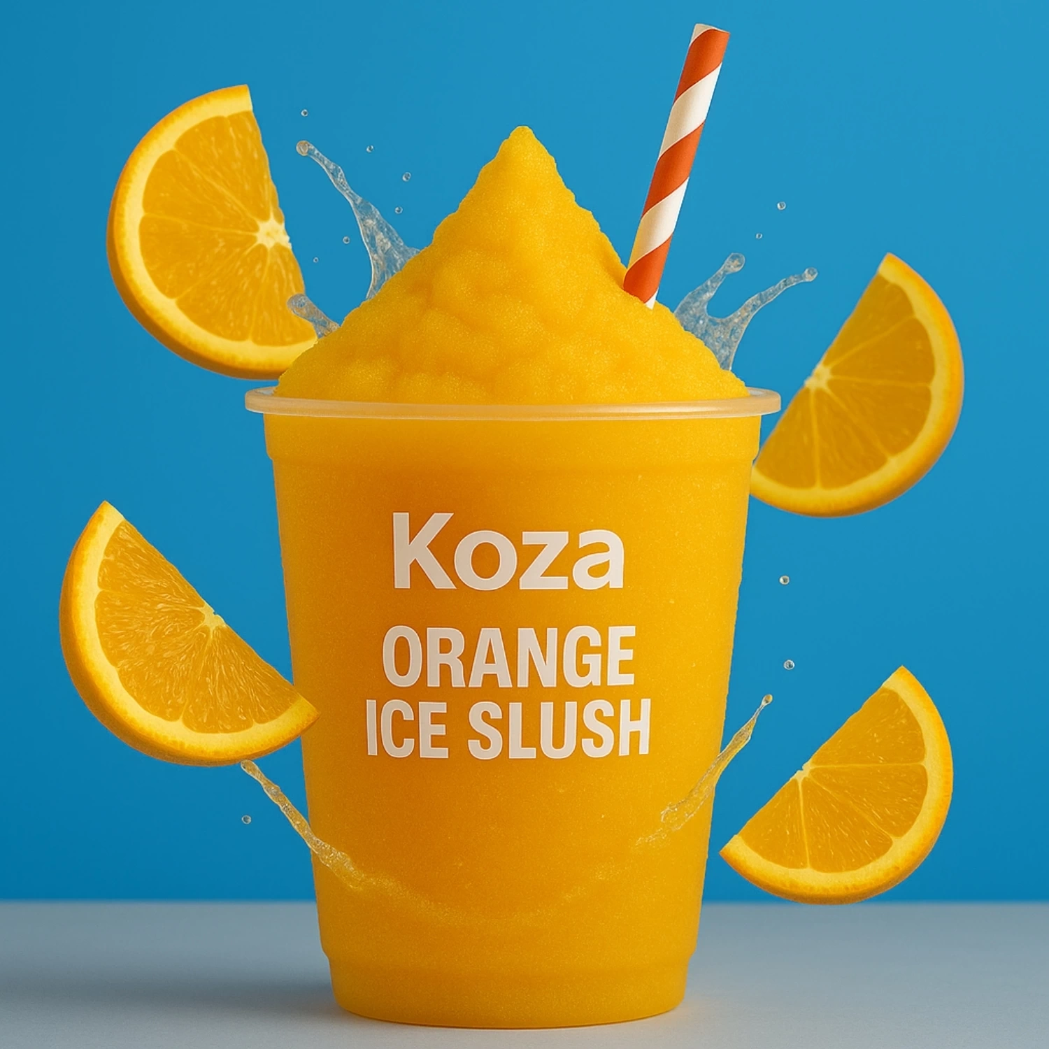 Portakal Aromalı Sıvı Karlı Buzlu