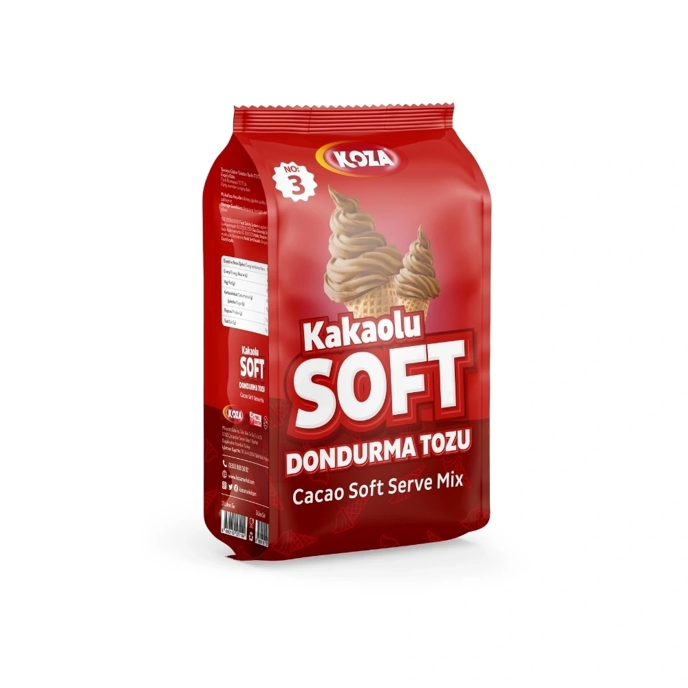 Premium Kakaolu Soft Dondurma Tozu No: 3 (1150gr/3lt Su)