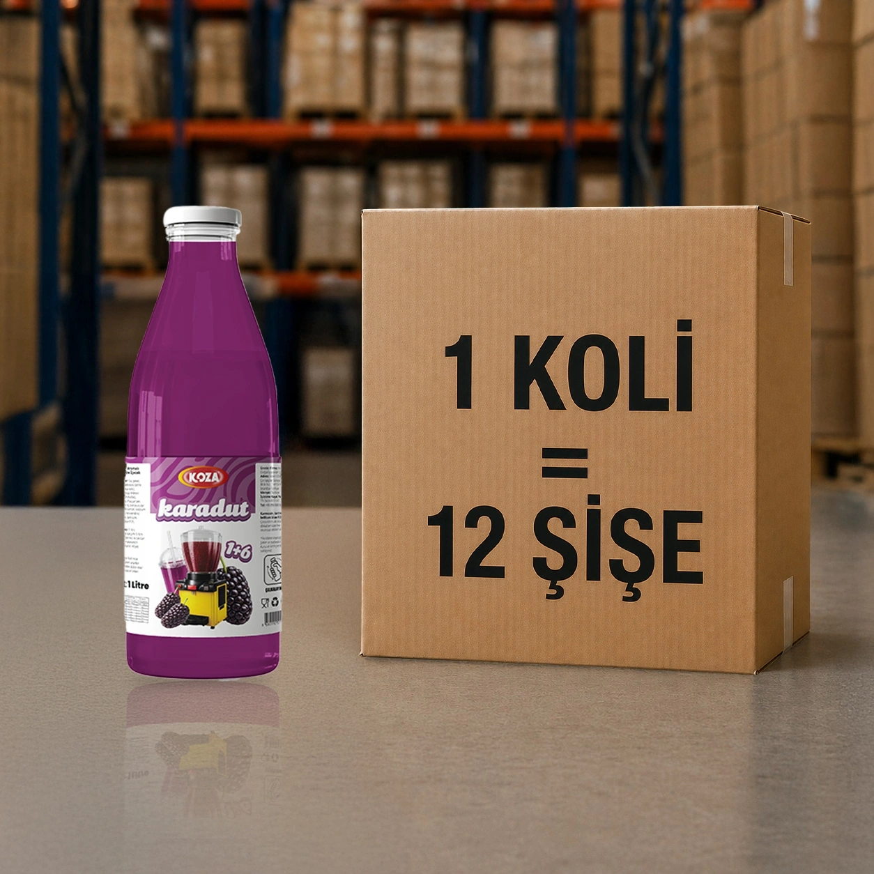 Sıvı Karadut Aro. Soğuk Şerbetlik Konsantresi (1+6 )