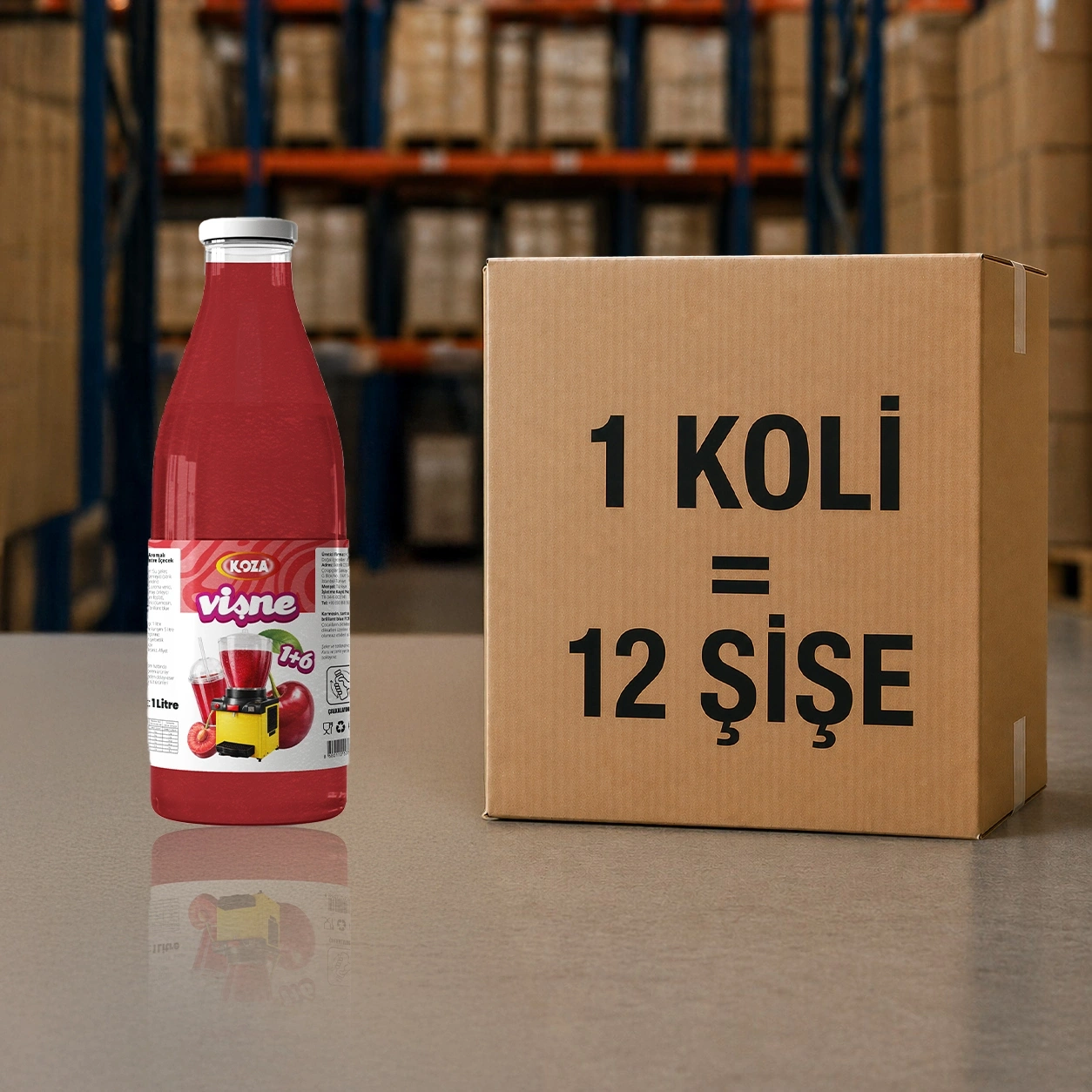 Sıvı Vişne Aro. Soğuk Şerbetlik Konsantresi (1+6 )