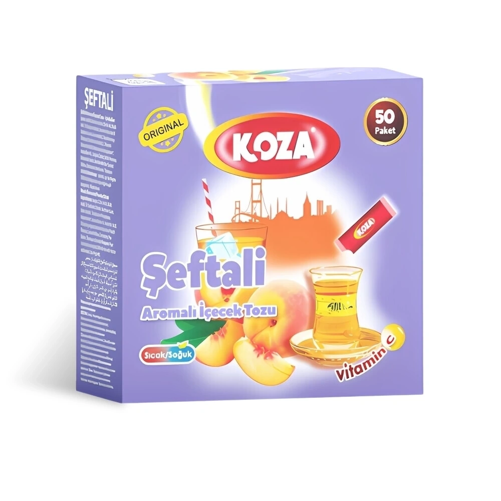 Tek İçimlik Şeftali Aromalı Toz İçecek