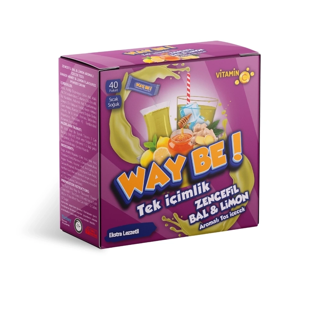 Tek İçimlik Zencefil Bal Limon