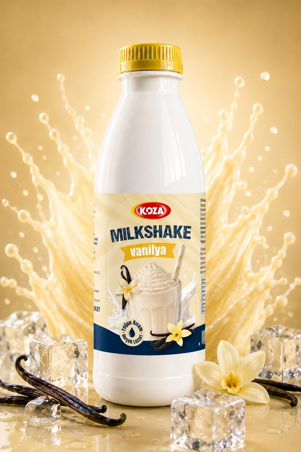 Vanilya Aromalı Konsantre Milkshake Karışımı
