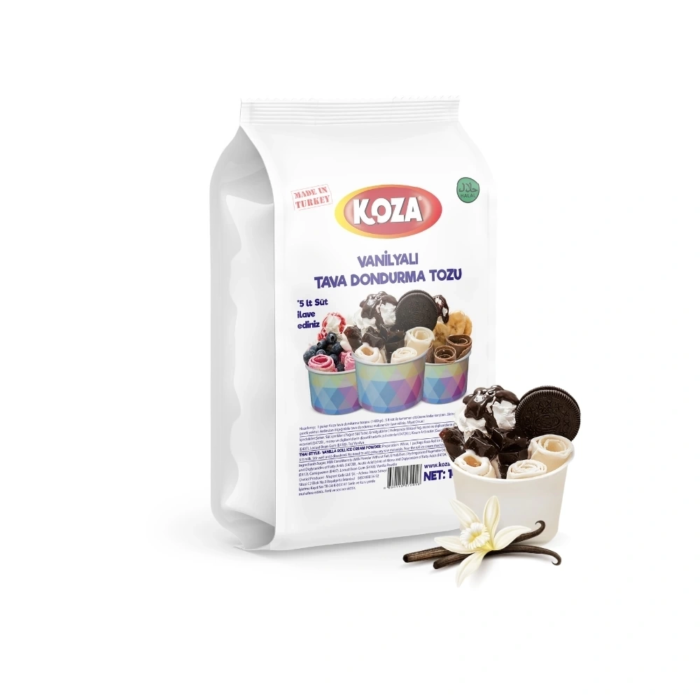 Vanilyalı Tava Dondurma Tozu(1400gr /5lt Süt)
