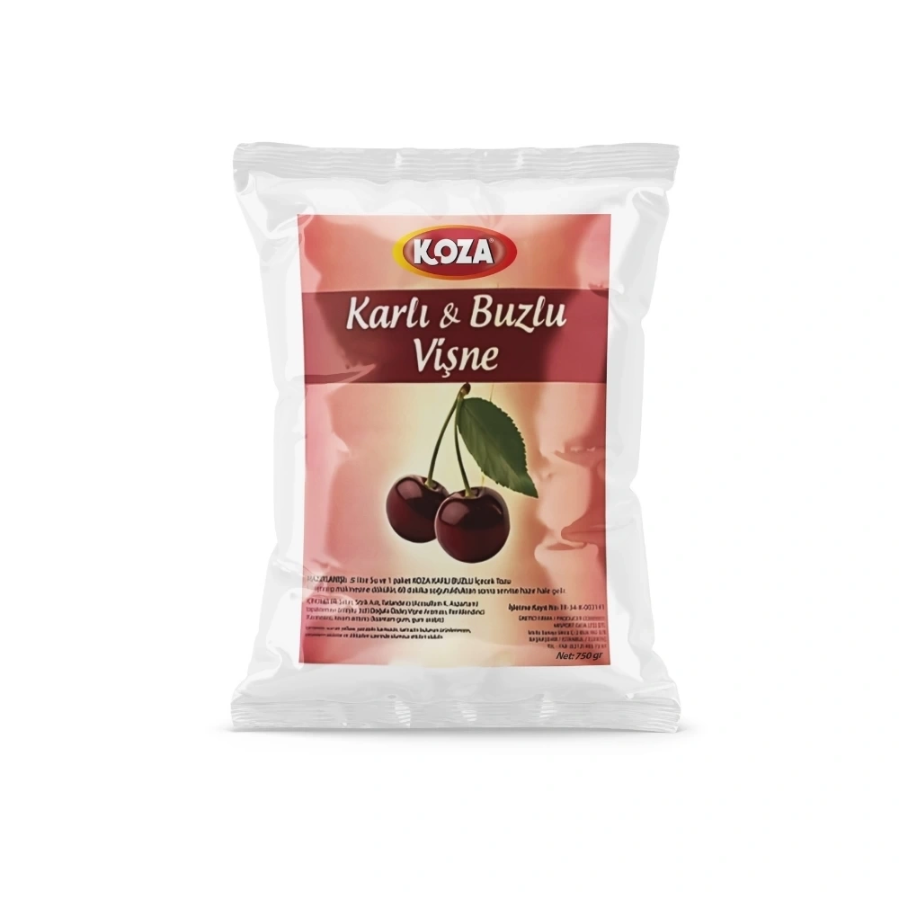 Vişne Aromalı Karlı Buzlu Tozu (750gr/5lt Su)