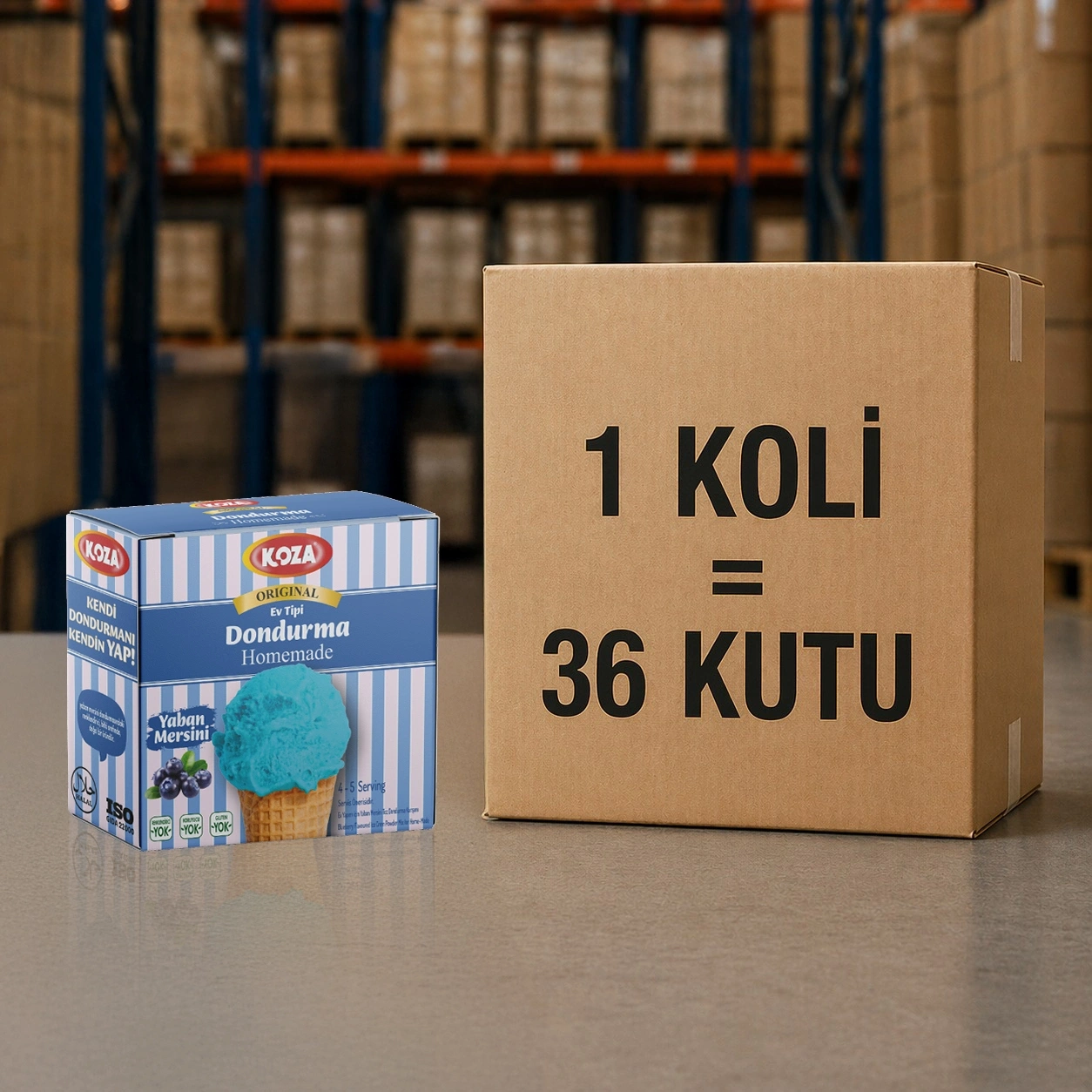 Yaban Mersini Ev Tipi Dondurma Tozu