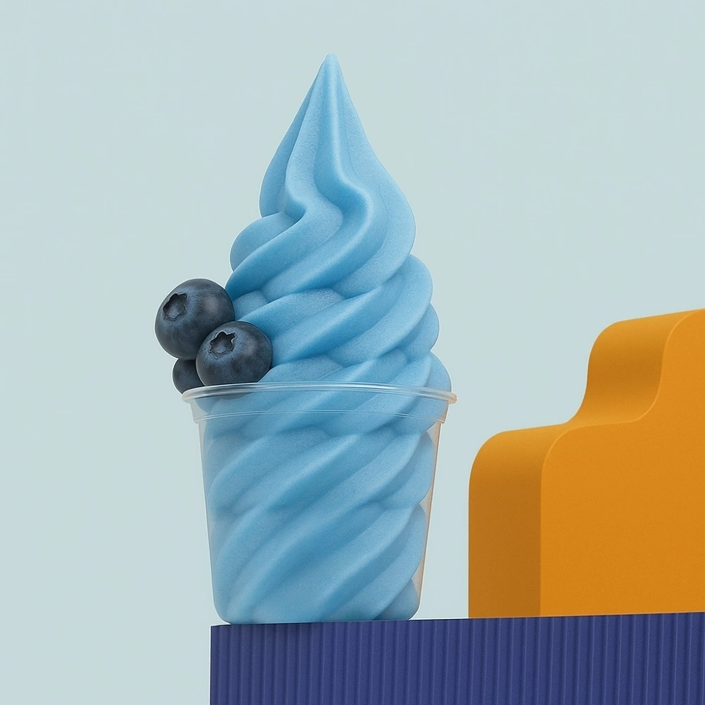 Yaban Mersinli Soft Dondurma Tozu (1125gr/3lt Su)