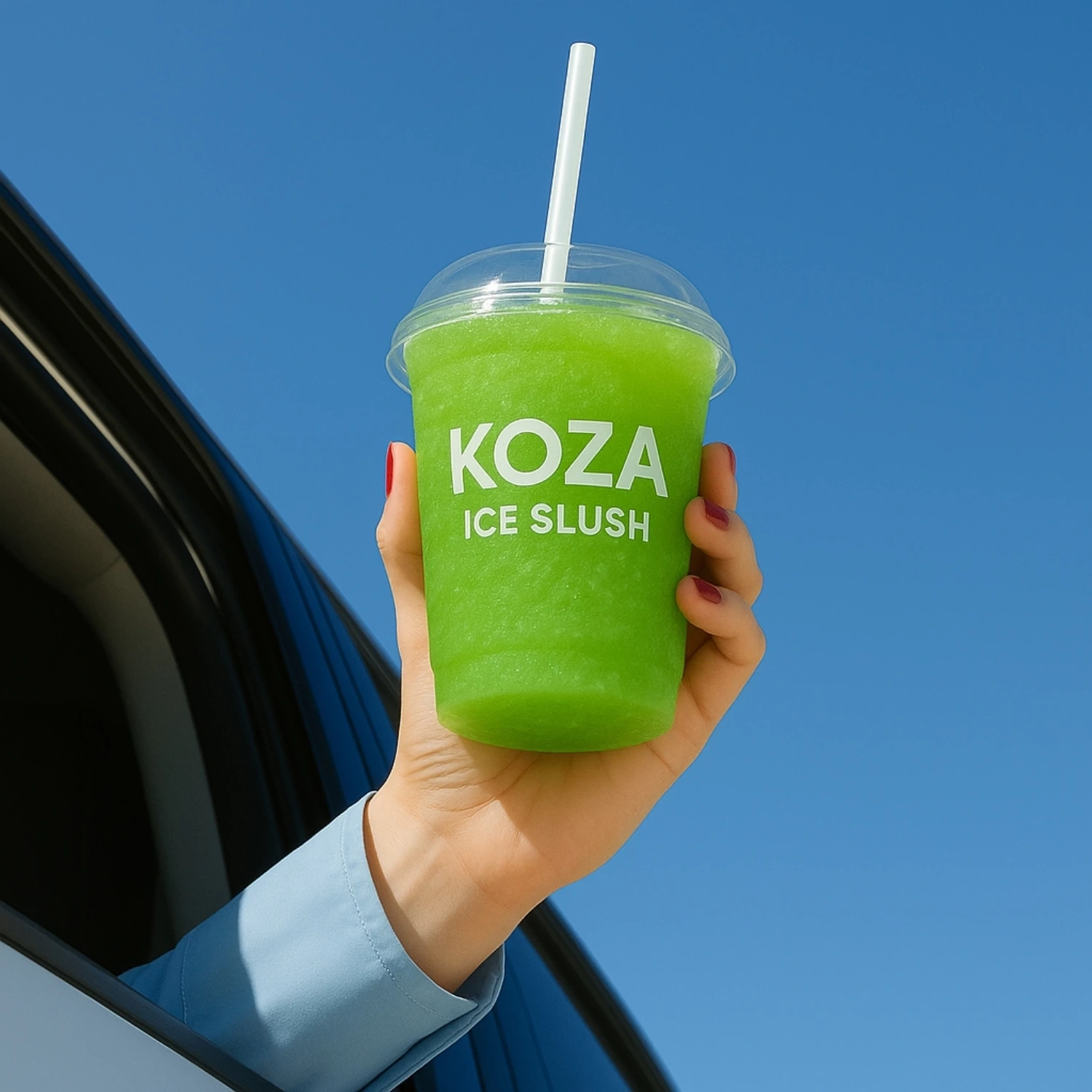 Yeşil Elma Aromalı Sıvı Karlı Buzlu