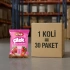 Çilek Aromalı Toz İçecek (250gr) Koli (30 Paket)