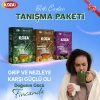 Tek İçimlik Nane Limon, Zencefil Bal Limon, Karadut Bitki Çayı 3Lü Tanışma Paketi