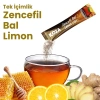 Tek İçimlik Zencefil Bal Limon Bitki Çayı (15 stick)