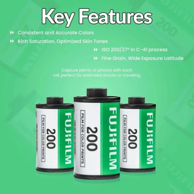 135 Fujifilm 200 Film Formatı Tip 35mm