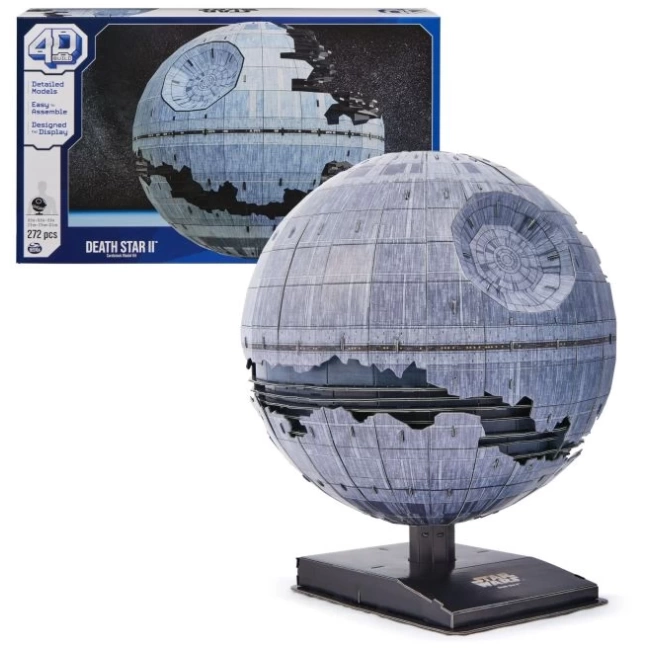 4D Build Star Wars Deluxe Ölüm Yıldızı II Kart Model Kiti 272 adet
