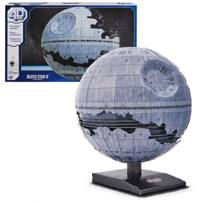 4D Build Star Wars Deluxe Ölüm Yıldızı II Kart Model Kiti 272 adet