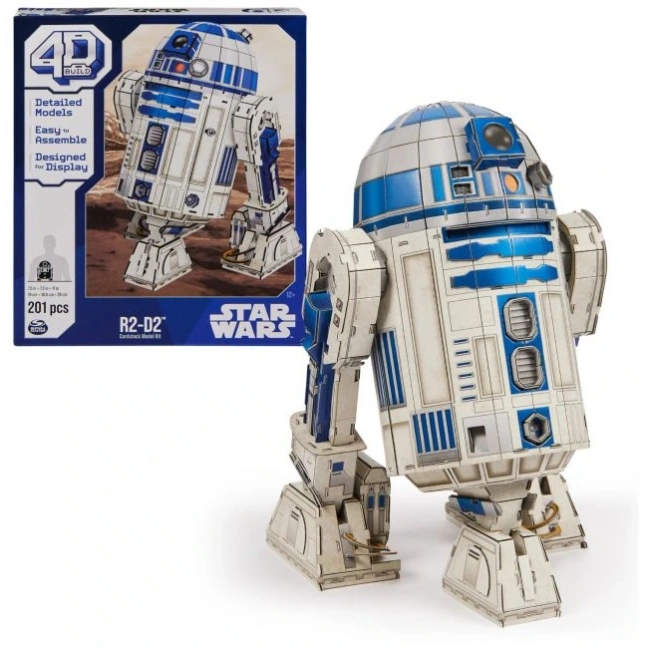 4D Build Star Wars R2-D2 Kart Model Kiti 201 Adet