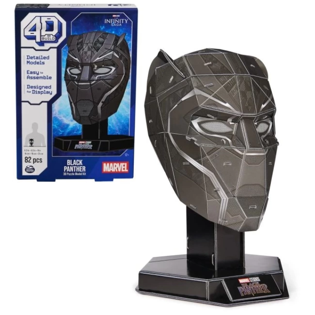 4D Build Store Marvel Siyah Panter 3D Bulmaca Model Seti