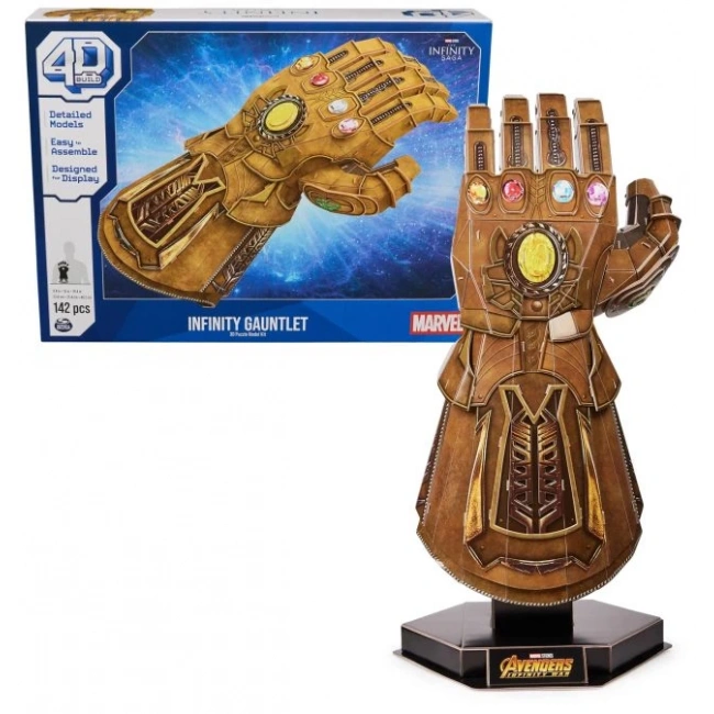 4D Build Store Marvel Sonsuzluk Eldiveni 3D Bulmaca Model Seti