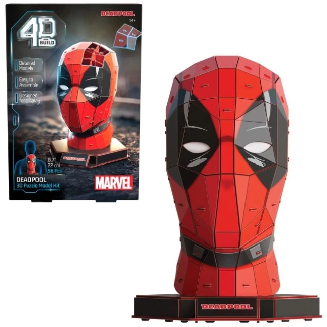 4D Build Store Standlı Marvel Deadpool 3D Puzzle Model Set