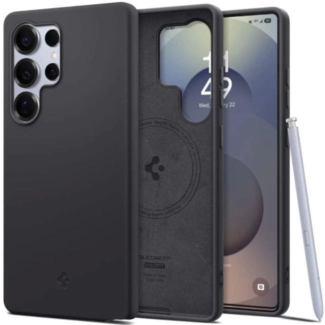 Spigen Silikon Fit MagFit Galaxy S25 Ultra Kılıf