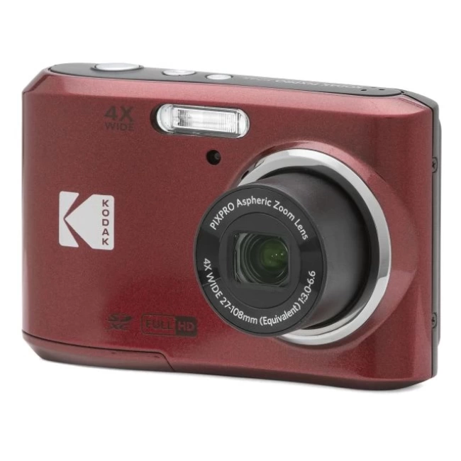 KODAK PIXPRO FZ45-BK 16MP Dijital Fotoğraf Makinesi Kırmızı