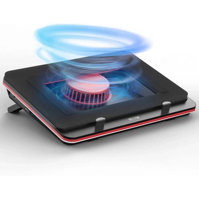IETS GT500 Güçlü Turbo Fanlı (5000 RPM) Dizüstü Bilgisayar Soğutma Pedi