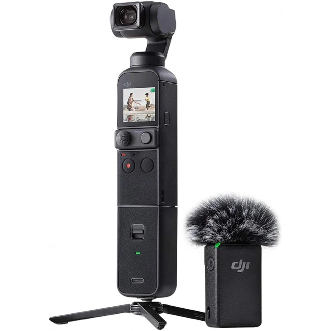 DJI Pocket 2 Creator Combo, Dijital Kamera 4K, 1/1.7 CMOS, 64MP Fotoğraf