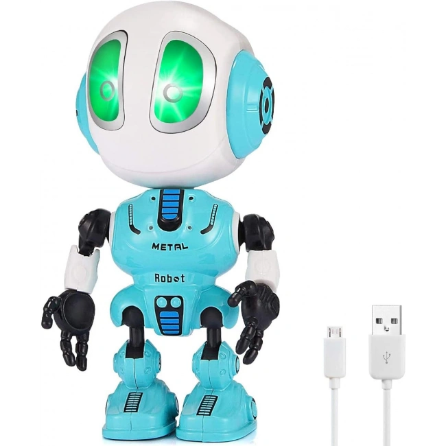 MING YING Çocuklar İçin Konuşan Mini Robot Oyuncak - Söylediklerinizi Tekrarlayan
