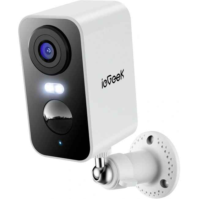 ieGeek Kablosuz Dış Mekan Güvenlik Kameraları, 2K 3MP Pilli WiFi