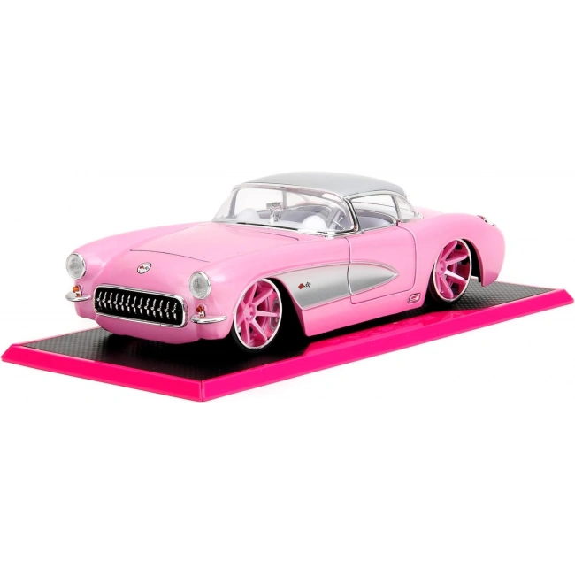 Jada Toys Pink Slips 1:24 W4 1957 Chevy Corvette Döküm Araba (Kutusu Hafif Hasarlı)