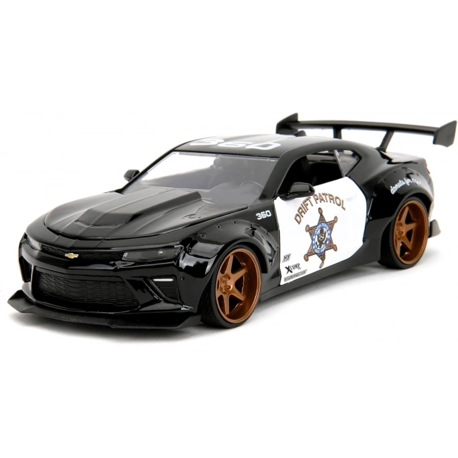 Jada Toys Big Time Muscle 1:24 2016 Chevy Camaro SS Widebody Döküm Model Araba (Kutusu Hafif Hasarlı)