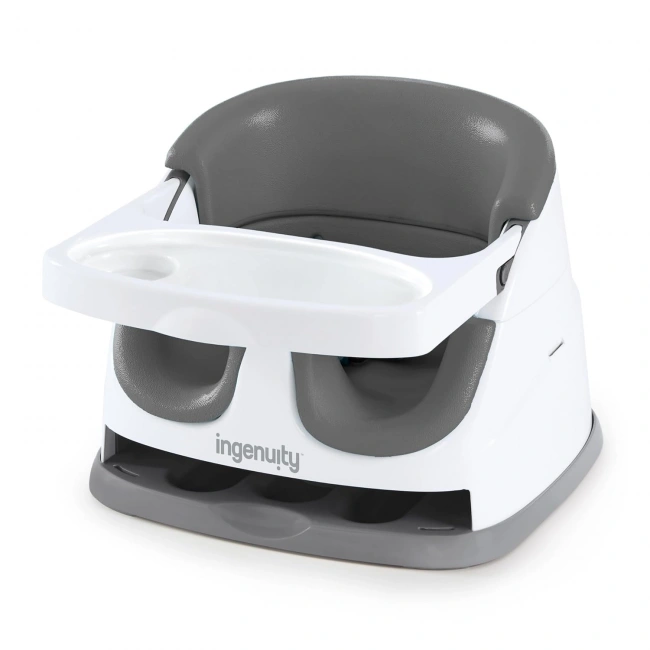 Ingenuity Baby Base 2si 1 Arada Mama ve Yer Sandalyesi, Gri