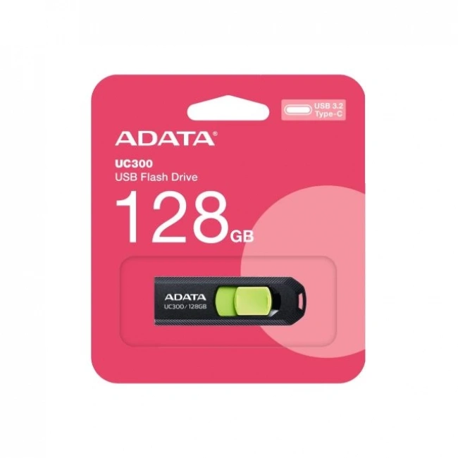 ADATA USB 128GB UC300 3.2 USB Type C Interface Flash Bellek