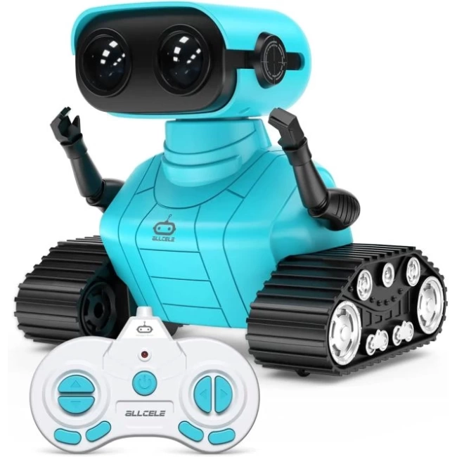 ALLCELE Uzaktan Kumandalı RC Robot Açık Mavi Standard
