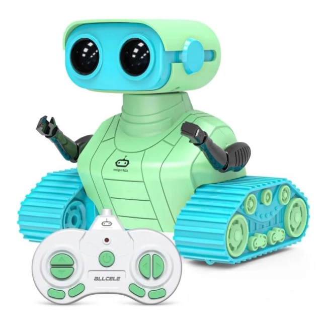 ALLCELE Uzaktan Kumandalı RC Robot Green Blue Standard
