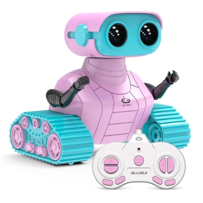 ALLCELE Uzaktan Kumandalı RC Robot Pink Blue Standard
