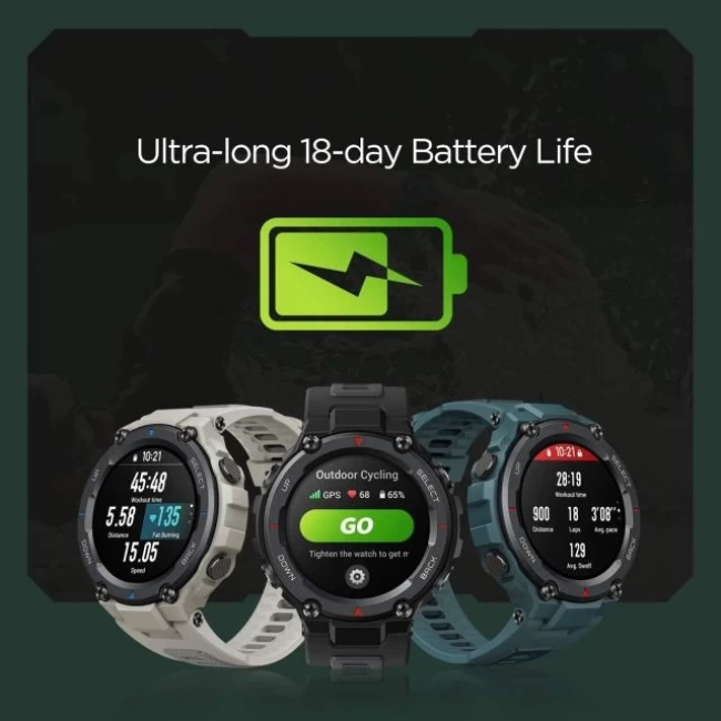 Amazfit T-Rex Pro Akıllı Saat Siyah
