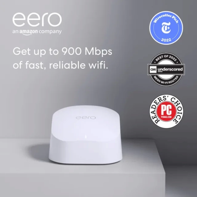 Amazon Eero 6 Çift Bant Ağ Wi-Fi 6 Genişletici