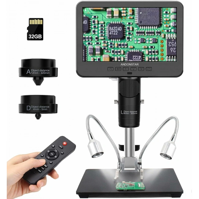 Andonstar AD246S-M Yetişkinler için HDMI Dijital Mikroskop 2000X