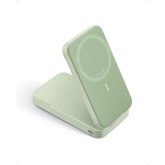 Anker MagGo Güç Bankası - iPhone 15/14/13 Serisi Green