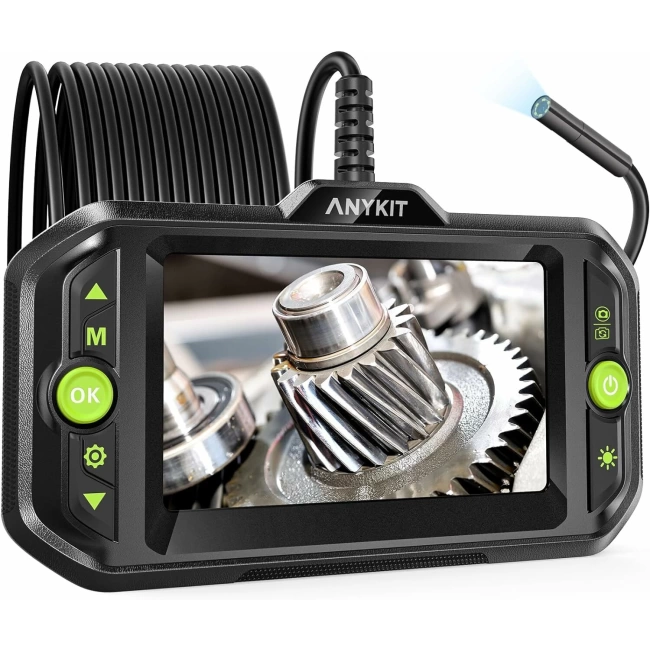 Anykit 5.5mm Boroskop Endoskop, 1080P Muayene Kamerası - 5m Kablo