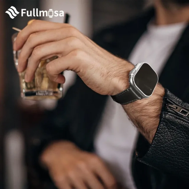 Apple Watch ile Uyumlu Fullmosa Retro Deri Kordonlar