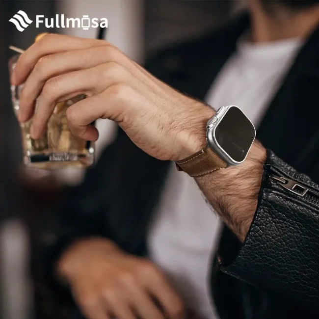 Apple Watch ile Uyumlu Fullmosa Retro Deri Kordonlar