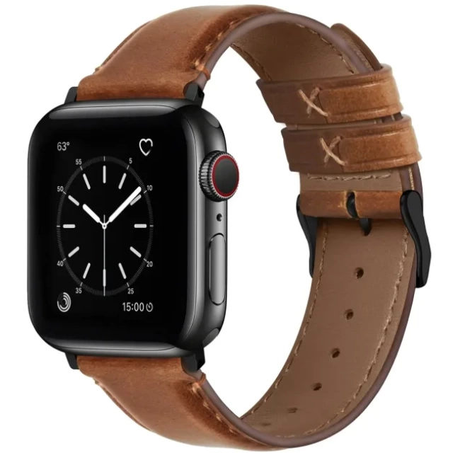 Apple Watch ile Uyumlu Fullmosa Retro Deri Kordonlar