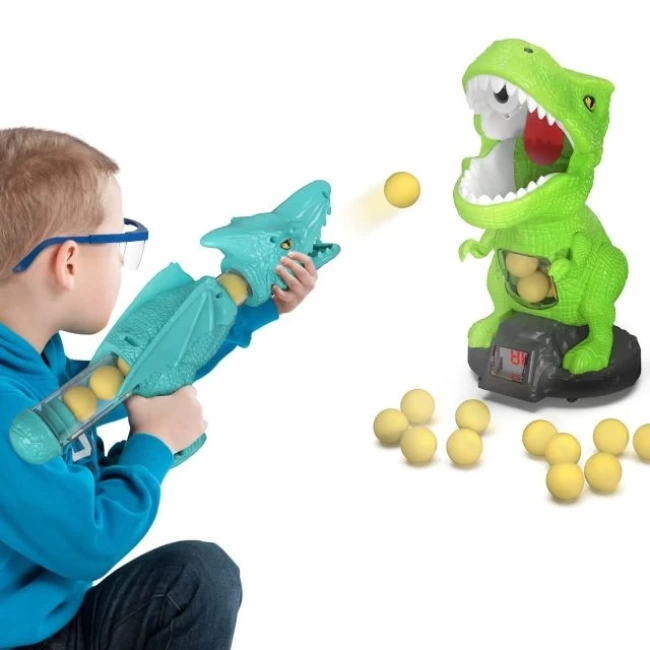Babyhome Hareketli Dinozor Atış Oyuncakları Green