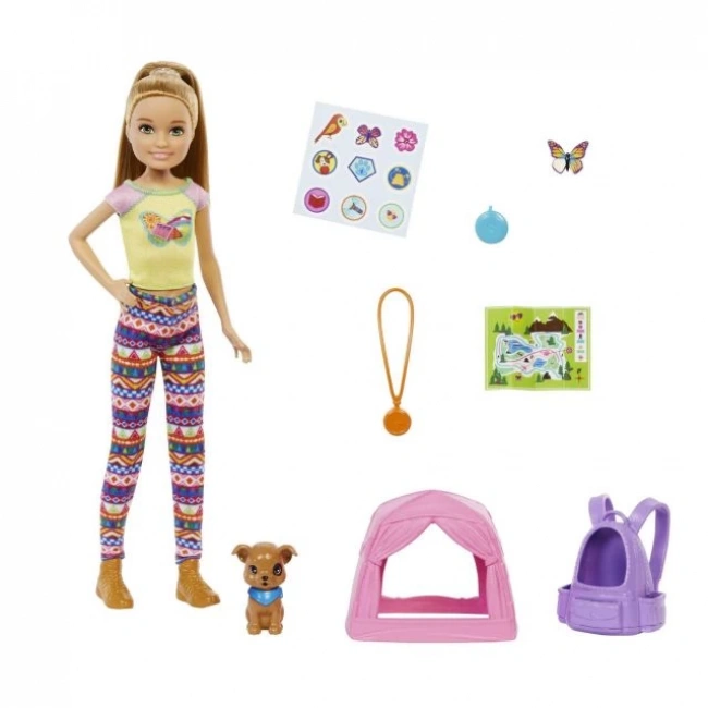 Barbie Bebek Bebekle Kamp Oyun Seti