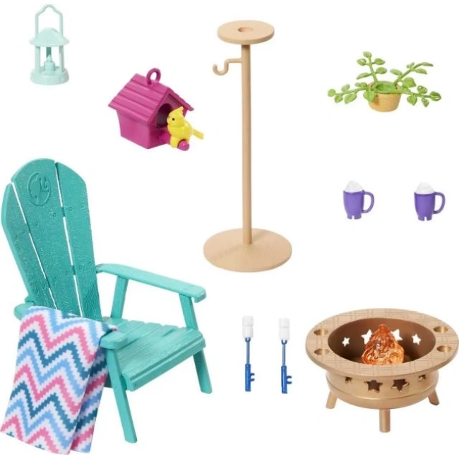 Barbie Bebek Evi Mobilya ve Aksesuar Seti
