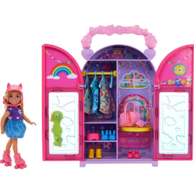 Barbie Chelsea Dolap Oyuncak Oyun Seti