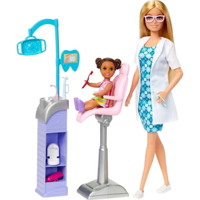 Barbie Diş Hekimi Moda Bebeği