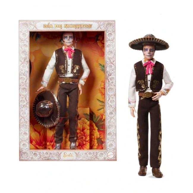 Barbie Ken Dia De Muertos Bebeği
